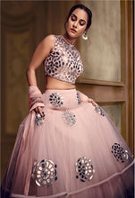Baby Pink Designer Fancy Party Wear Lehenga Choli